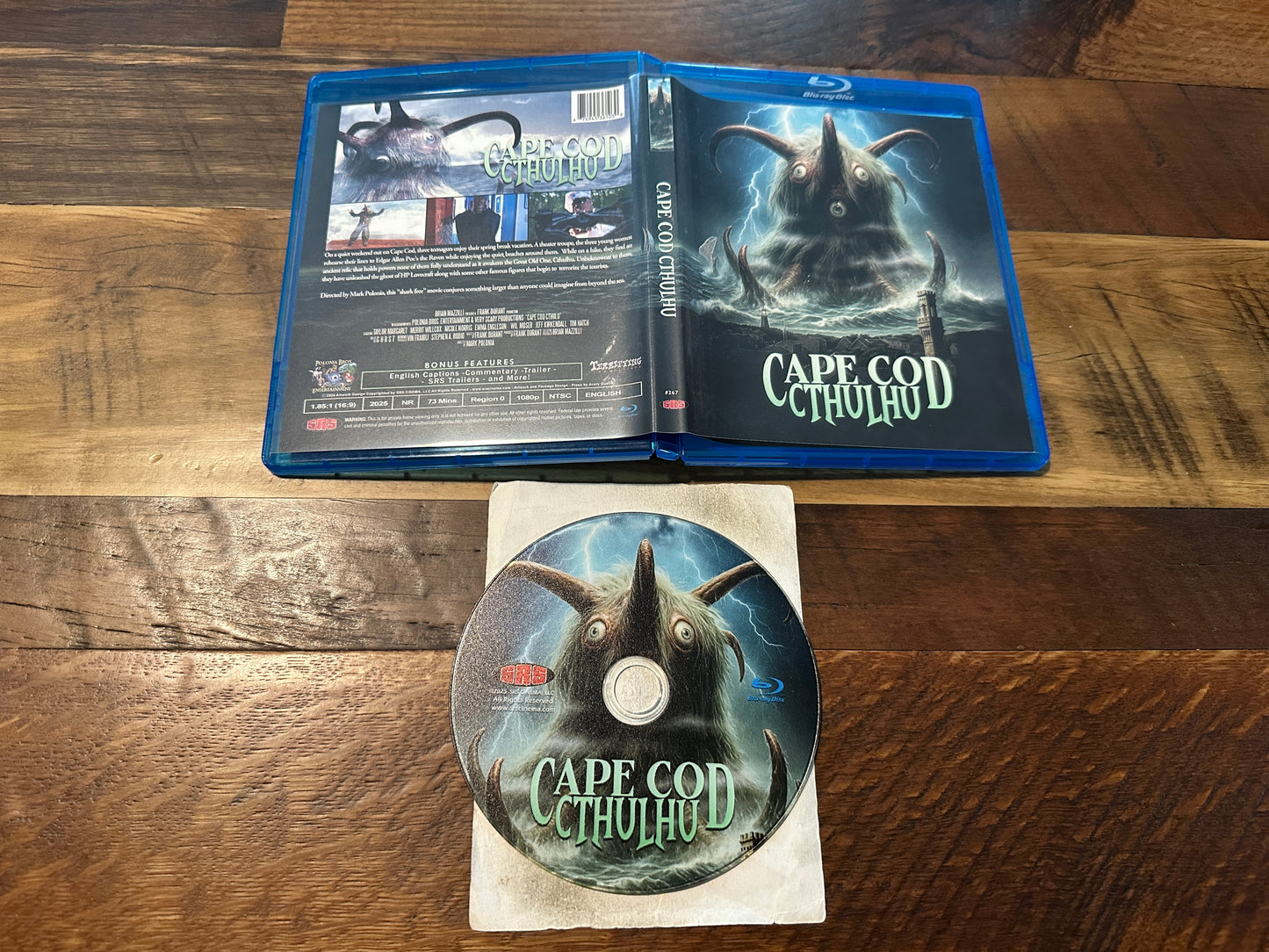 Cape Cod Cthulhu (Blu ray, SRS Cinema, Widescreen, 2025 Classic)