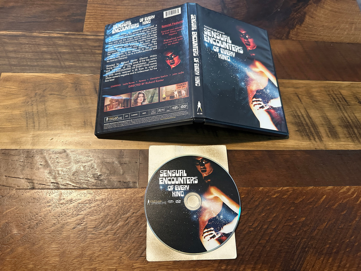 Sensual Encounters Of Every Kind (DVD, Vinegar Syndrome, 70’s Classic, Rare, OOP)