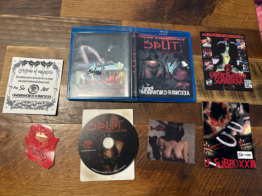 Split BD-R Extreme Cinematography-Rare Only 100 Made-Very Disturbing-