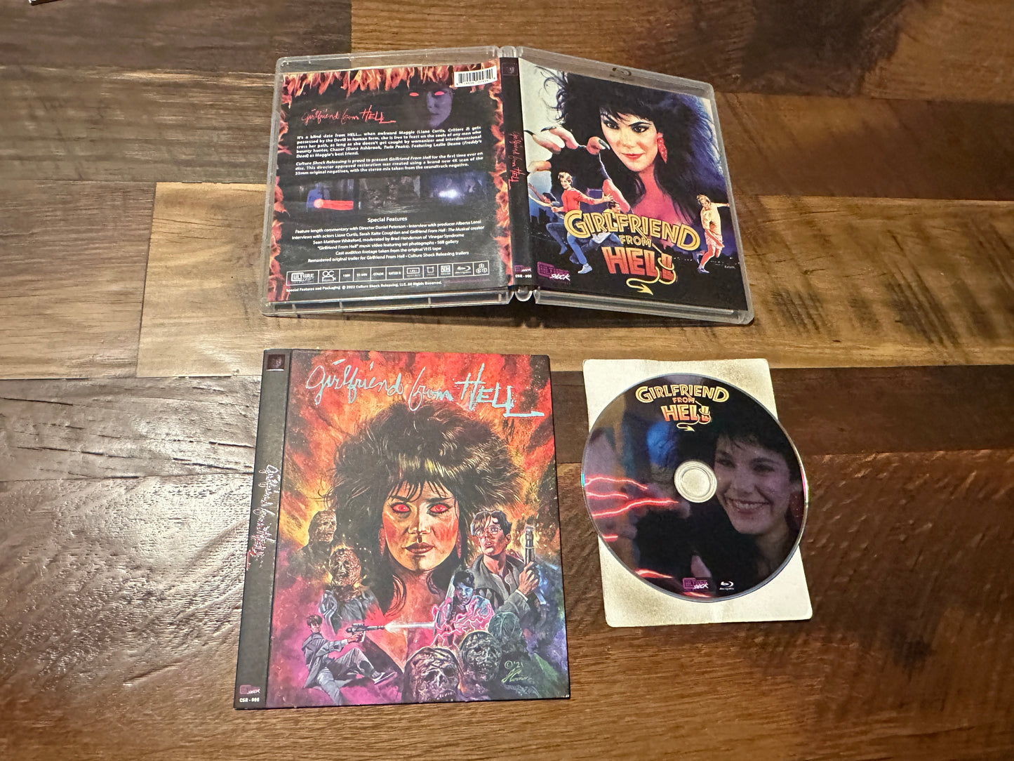 Girlfriend From Hell (Blu ray, Culture Shock, 80’s Classic, Slipcover)