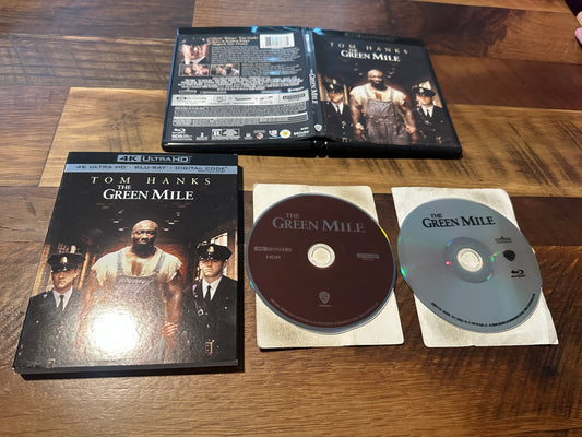 The Green Mile (4K Ultra HD/Blu ray, Warner Bros, Slipcover, No Digital)