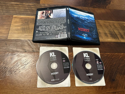 Misery (4K Ultra HD/Blu ray, Kino Lorber, 90’s Horror Classic, 2 Disc)