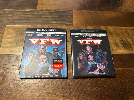 VFW (4K Ultra HD/Blu ray, RLJE Films, Slipcover, 2 Disc, NEW/Sealed)