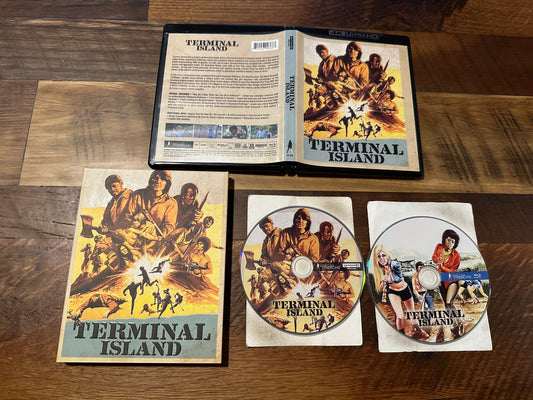 Terminal Island 4K Ultra HD-Vinegar Syndrome-Slipcover-70’s