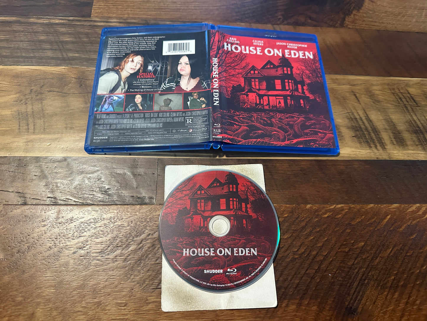 House on Eden (Blu ray, RLJE Films, Kris Collins, 2025 Horror, Widescreen)