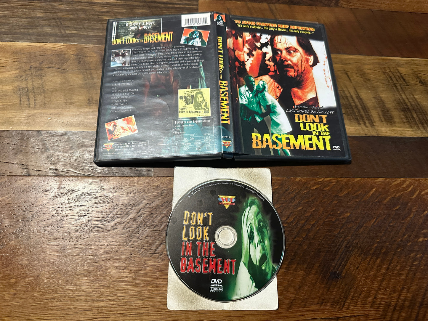 Don’t Look In The Basement (DVD, VCI Entertainment, 70’s Horror Classic)