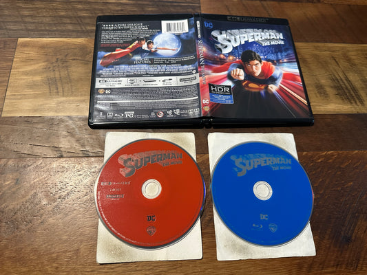 Superman The Movie (4K Ultra HD, Warner Bros, 70’s Classic, No Digital)