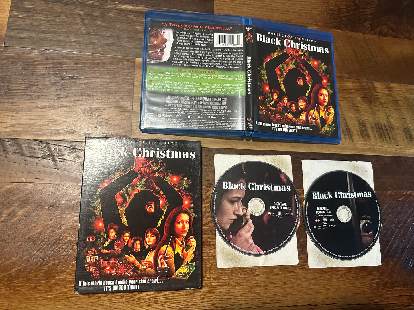 Black Christmas Blu ray-Collector’s Edition-Slipcover-2 Disc-