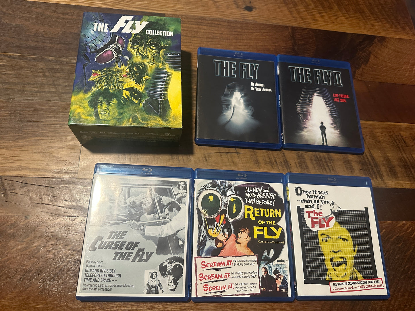The Fly Collection (Blu ray, Scream Factory, Boxset, 5 Movies, Classics)
