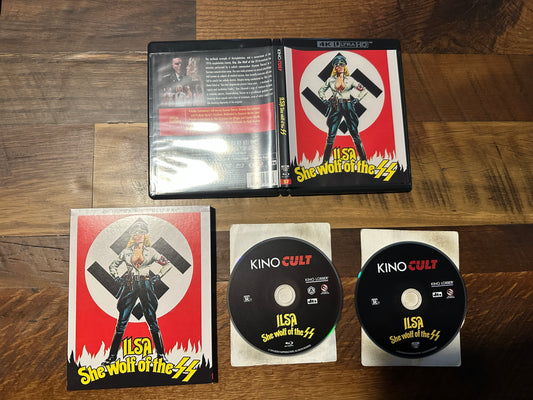 Ilsa She Wolf Of The SS (4K Ultra HD/ Blu ray, Kino Lorber, Slipcover)