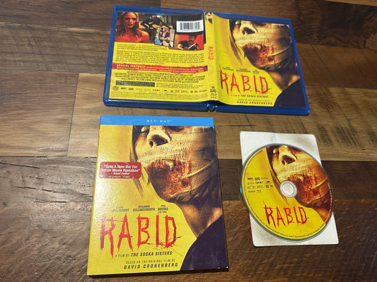 Rabid Blu ray-Scream Factory-Slipcover-2019 Horror Classic-Widescreen
