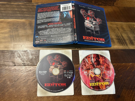 The Editor Blu ray/DVD-Scream Factory-Widescreen,2 Disc)