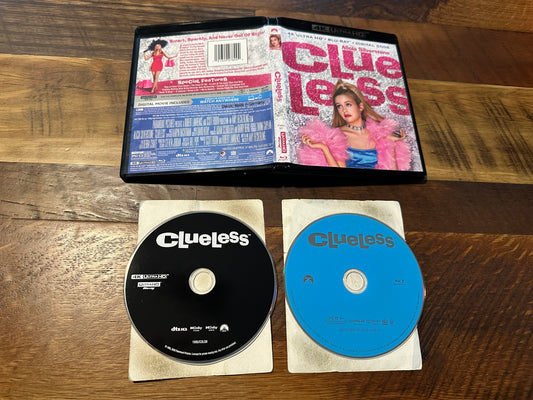 Clueless (4K Ultra HD/Blu ray, Paramount, Alicia Silverstone, 2 Disc, No Digital)