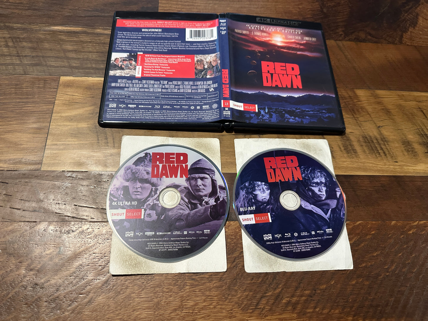 Red Dawn (4K Ultra HD/Blu ray, Shout Select, 2 Disc, Collector’s Edition)