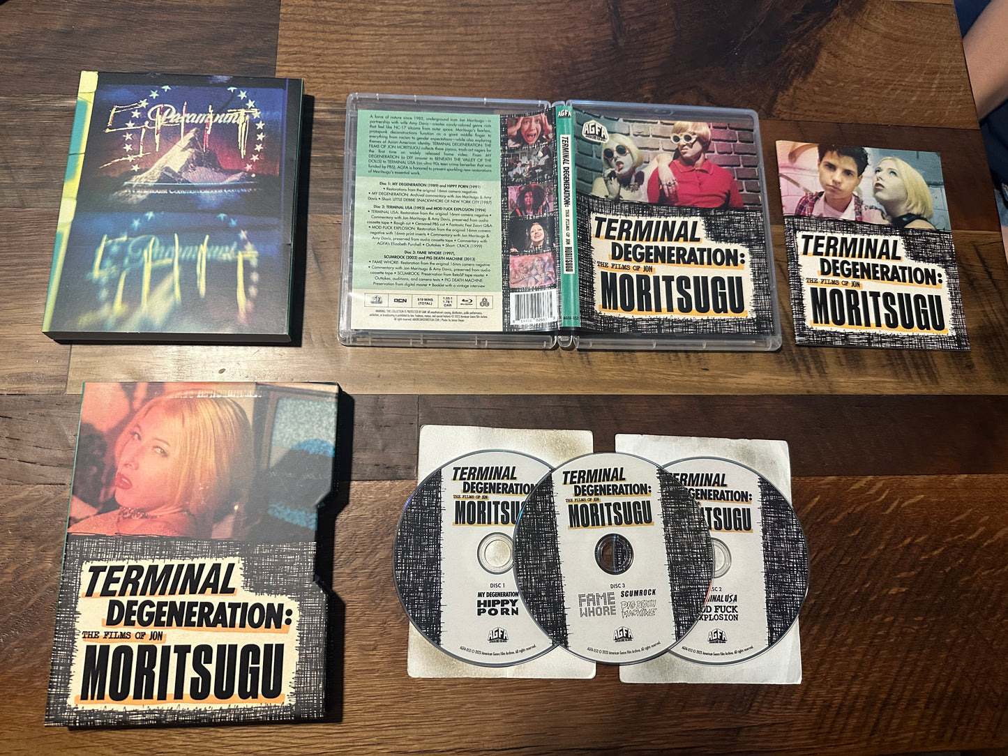 Terminal Degeneration: The Films of Jon Moritsugu Blu ray-OOP Slipcover