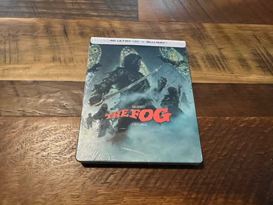 The Fog (4K Ultra HD/Blu ray, Scream Factory, Steelbook, 2 Disc, NEW)