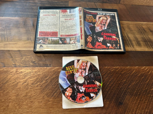 Devil Hunter & Cannibal Terror Blu ray-80’s Horror Classic-Jess Franco-