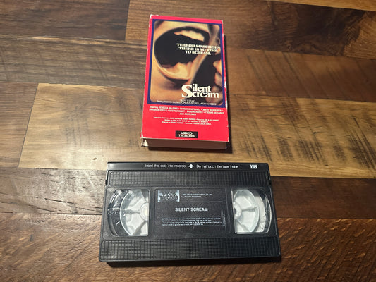 Silent Scream VHS-Video Treasures-80’s Horror Classic-Slipcover-