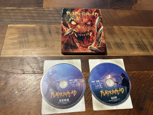 Pumpkinhead 4K Ultra HD/Blu ray*Steelbook*2 Disc*Widescreen*No Digital*
