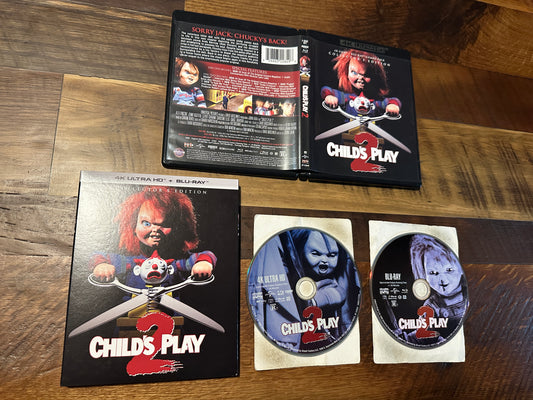Child’s Play 2 (4K Ultra HD/Blu ray, Scream Factory, Slipcover, Collector’s Ed)