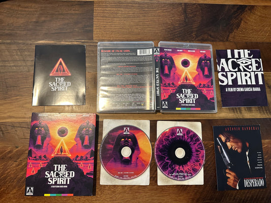 The Sacred Spirit Blu ray-Arrow Video-2 Disc-Slipcover-Limited Edition