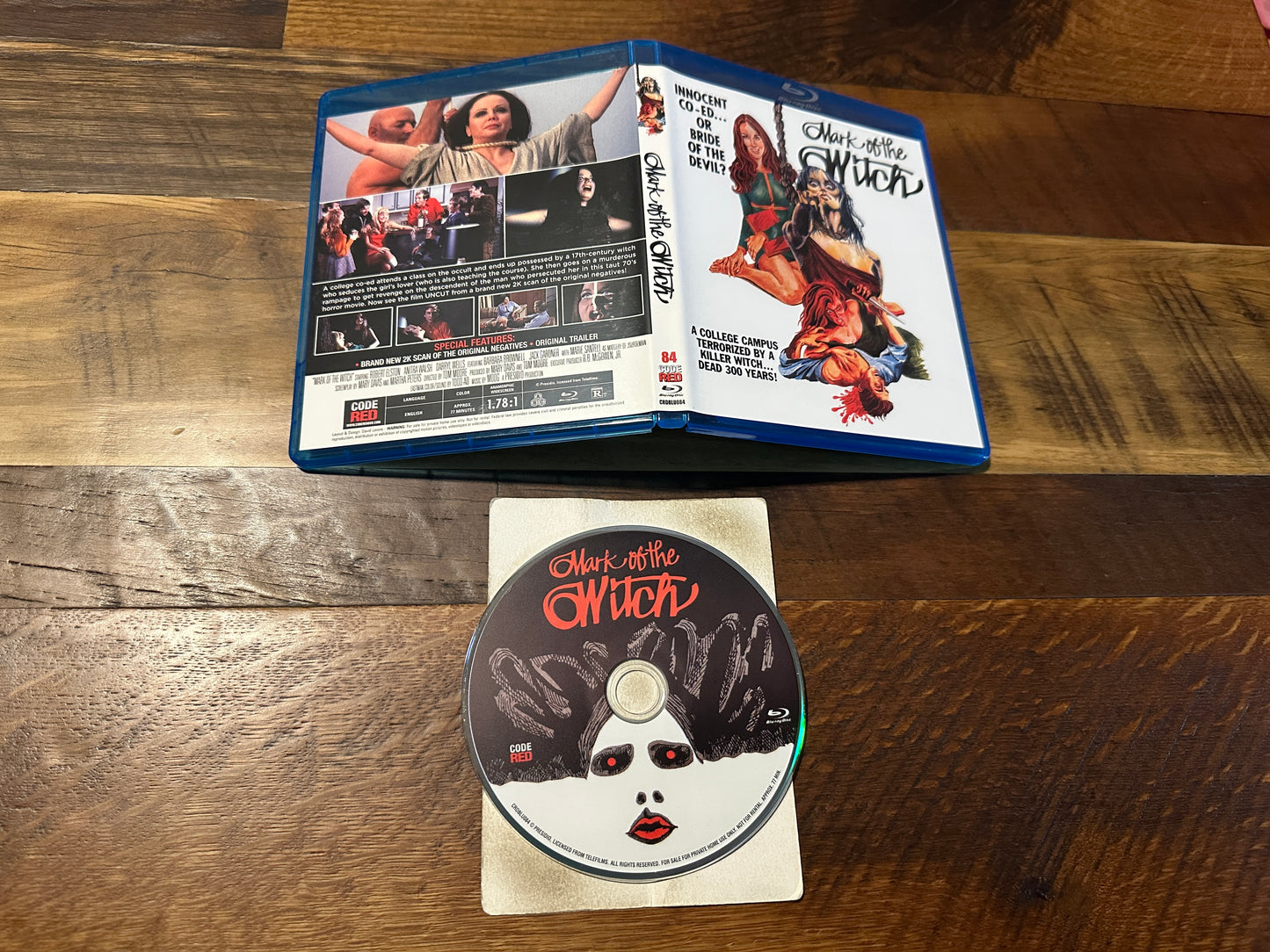 Mark of the Witch (Blu ray, Code Red, 70's Horror Classic, Widescreen)