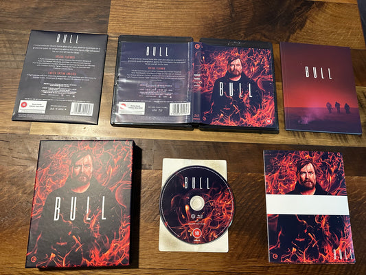 Bull Blu ray-Second Sight Films-Limited Ed-Booklet-Cards-Region B
