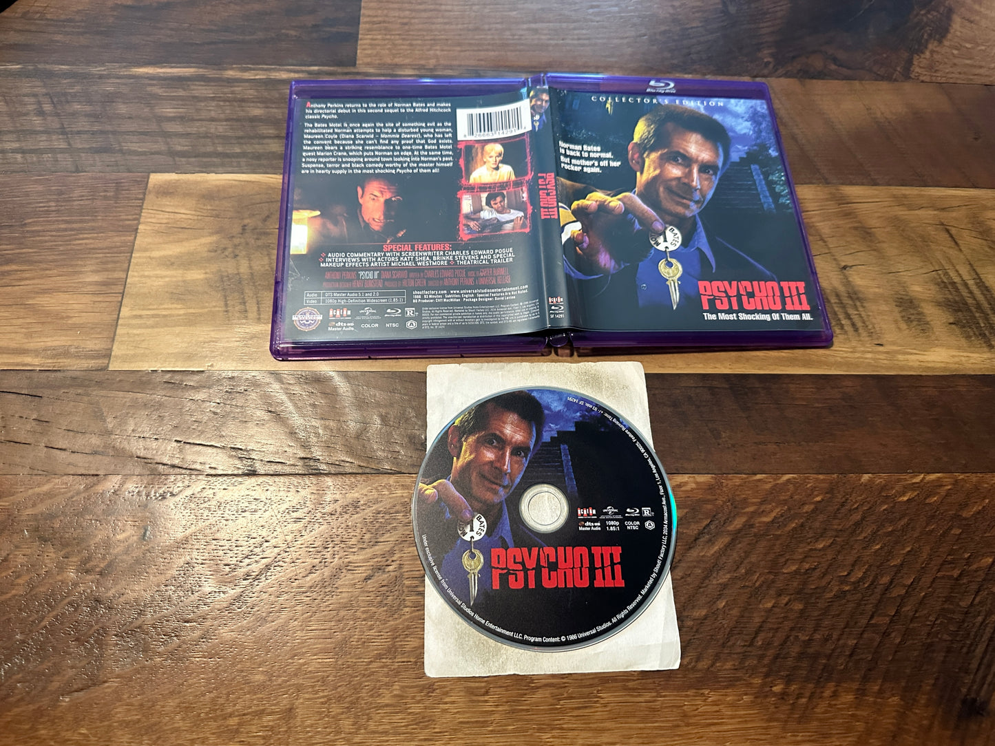 Psycho III (3) (Blu ray-Scream Factory, Collector’s Edition, 80’s Horror)