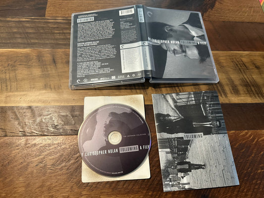 Following Blu ray-Criterion Collection-Christopher Nolan-90’s Classic
