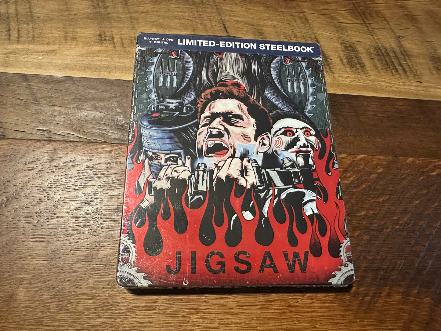 Jigsaw Blu ray/DVD-Lionsgate-Steelbook-Limited Edition-NEW-