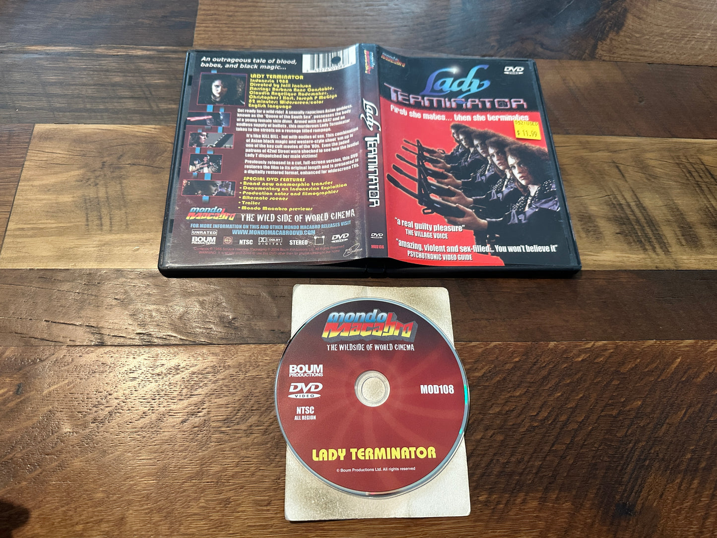 Lady Terminator (DVD, Mondo Macabro, 80’s Classic, Widescreen)