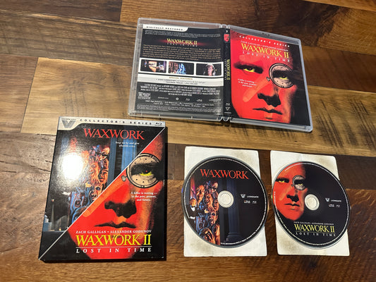 Waxwork 1 & 2 Blu ray-Vestron Video-Slipcover-Collector’s Series-
