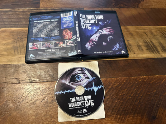 The Man Who Wouldn’t Die (Blu ray, Severin Films, Lamberto Bava 80’s Classic)