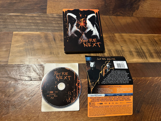 You’re Next (Blu ray, Steelbook, Lionsgate, Widescreen, No Digital)