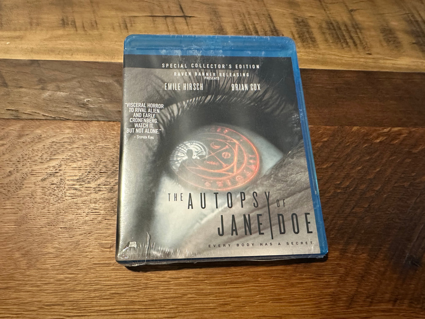 The Autopsy Of Jane Doe Blu ray-Raven Banner-Special Collector’s Ed-Region Free-NEW