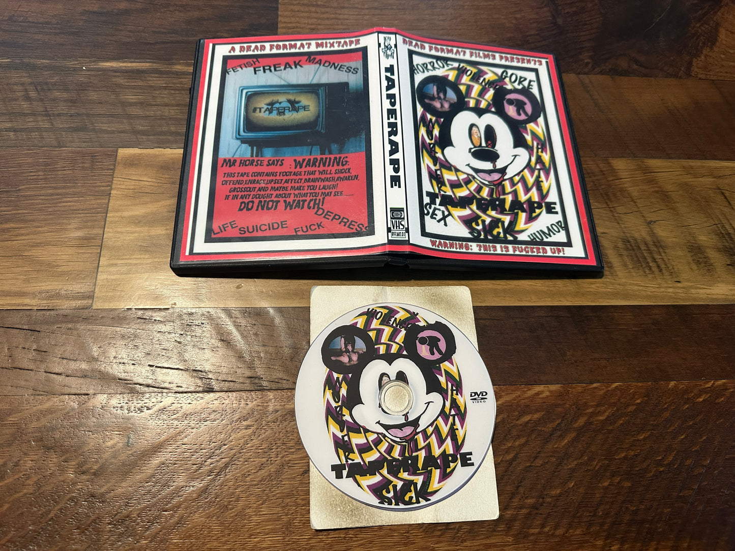 Taperape (DVD-R, Dead Format, Rare, OOP, One Messed Up Mixtape)