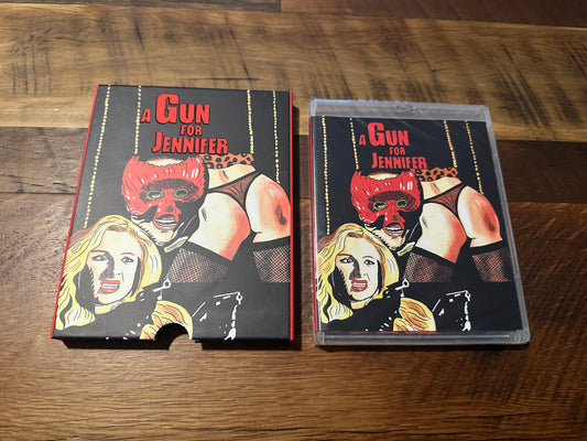 A Gun For Jennifer Blu ray-Vinegar Syndrome-Slipcover-Revenge Horror-NEW