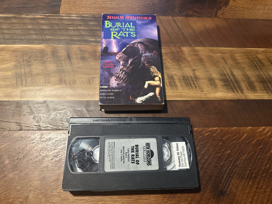 Burial Of The Rats VHS-90’s Horror-Bram Stokers’s Classic-