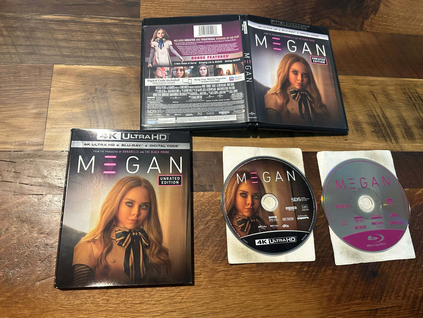 Megan (4K Ultra HD/Blu ray, Universal, 2 Disc, Slipcover, No Digital)