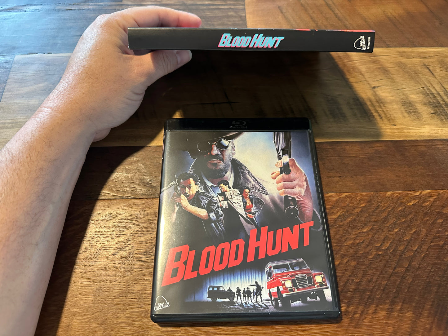 Blood Hunt Blu ray-Severin Films-Slipcover-80’s Horror Classic-