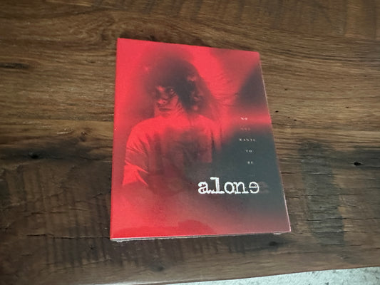 Alone (Blu ray, Error 4444, Limited Edition, Rare Alternate Slipcover, NEW)