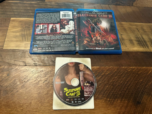 Sleepaway Camp III (3) Blu ray ONLY-Scream Factory-Collector’s Ed-OOP