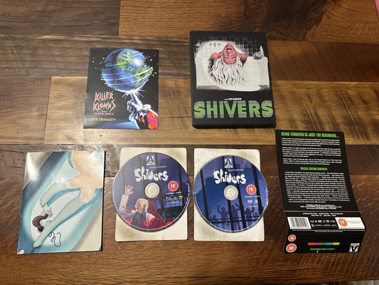 Shiver (Blu ray, Steelbook, Arrow Video, David Cronenberg, Region B)
