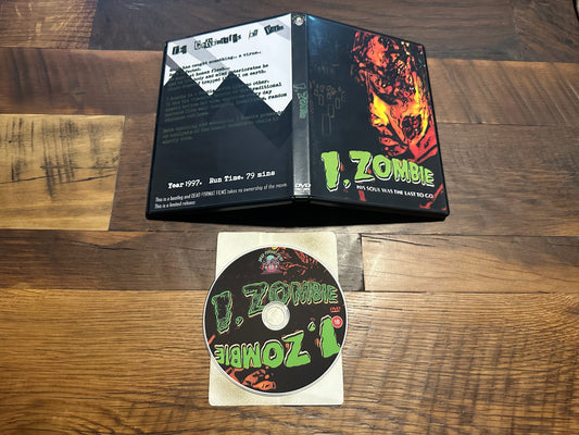 I, Zombie DVD-R Dead Format Films-90’s Rare Horror-Limited Release-
