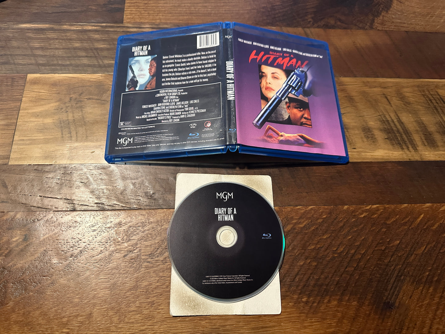 Diary of a Hitman (Blu ray, MGM, Forest Whitaker 90's Classic, Widescreen)