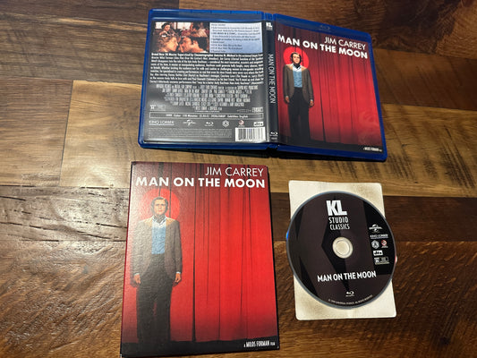 Man On The Moon (Blu ray, Kino Lorber, Slipcover, Jim Carrey Classic)