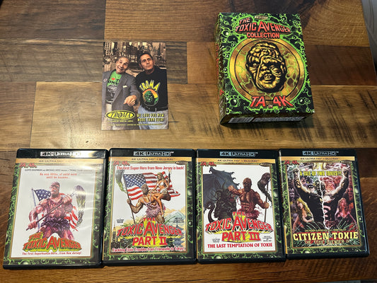 The Toxic Avenger Collection (4K Ultra HD, Part 1-4 Troma Ent, Boxset)