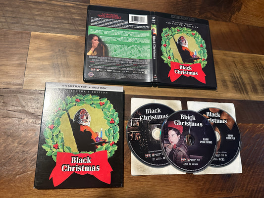 Black Christmas 4K Ultra HD/Blu ray-Scream Factory-Slipcover-2 Disc-