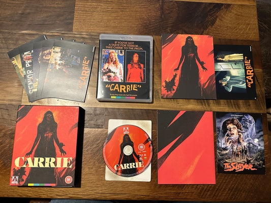 Carrie (Blu ray, Arrow Video, Limited Edition, Region B, Booklet)