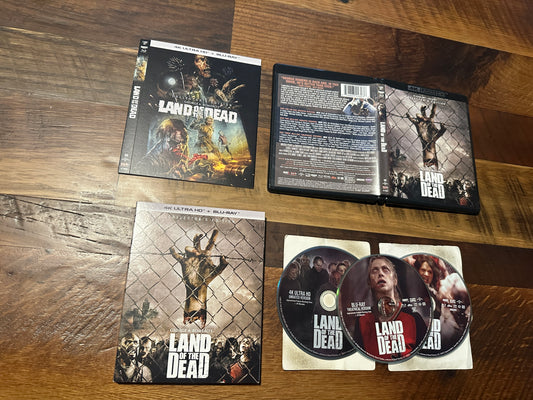 Land of the Dead (4K Ultra HD/Blu ray, Scream Factory, Collector’s Ed, 2X Slipcover)